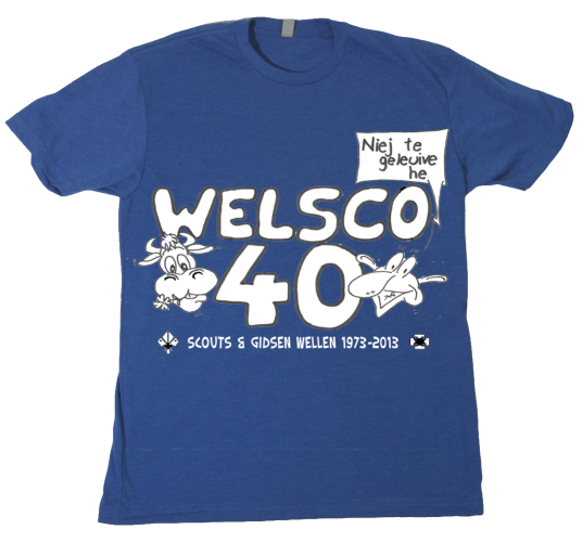Welsco-shirt 40 jaar